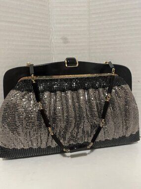 Elga metallic mesh vintage bag.